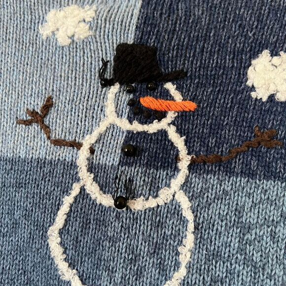Vintage Breckinridge Women's Snowman Cardigan - Picture 5 of 5